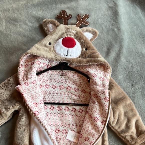 Adorable Rudolph Quilted Coverall - Picture 4 of 10